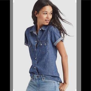 Gap 1969 Denim Western Shirt